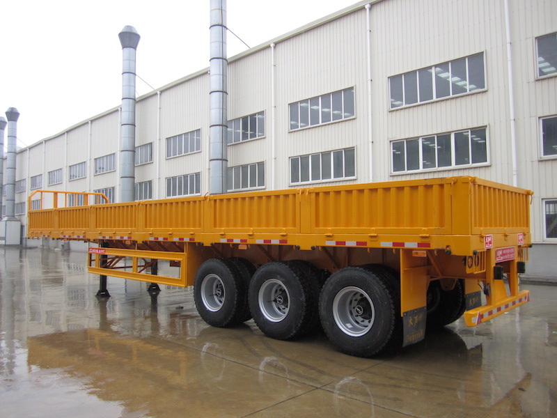 3 Axles Dropside Semi Trailers